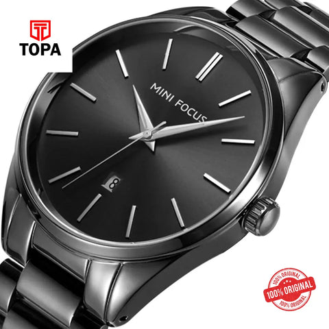 Mini Focus MF0050G-01 Metal Band Men Watch - Topa