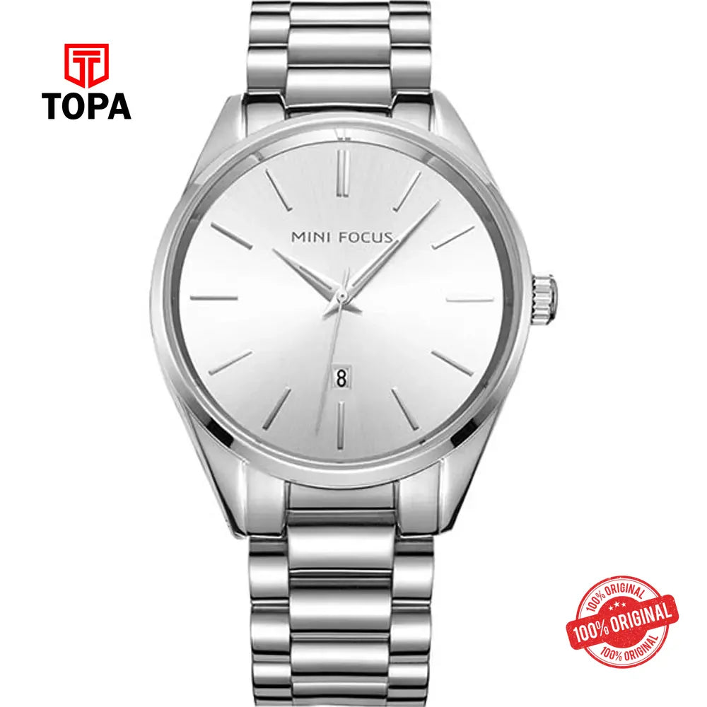Mini Focus MF0050G-04 Metal Band Men Watch - Topa