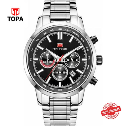 Mini Focus MF0133G-03 Metal Band Men Watch - Topa