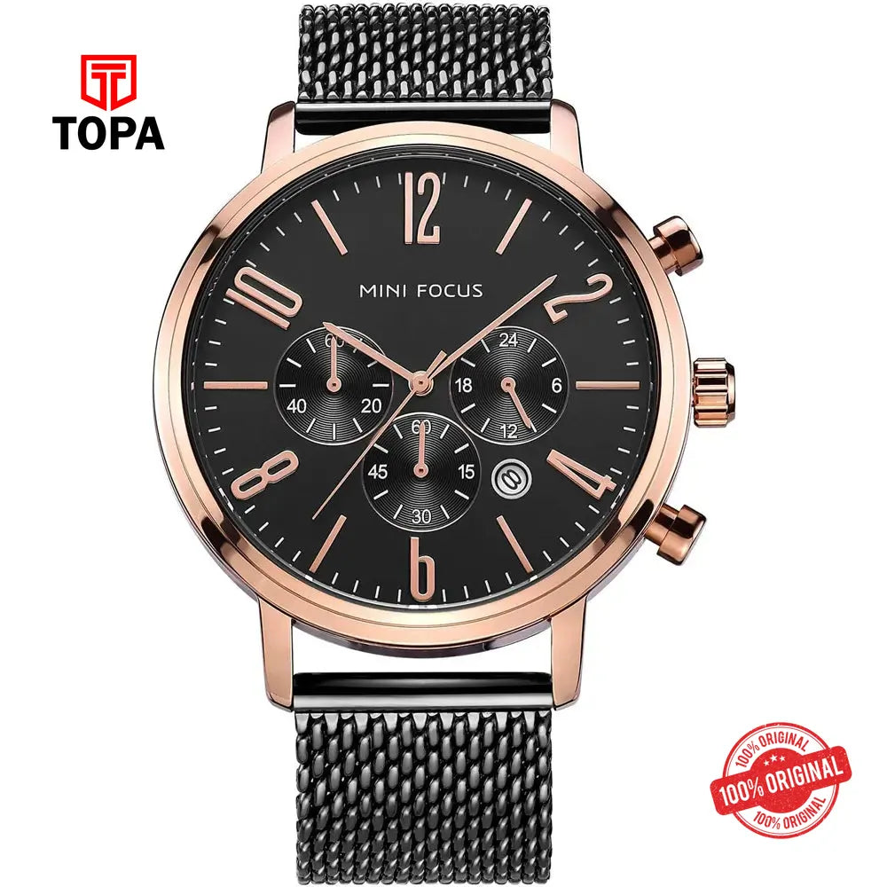 Mini Focus MF0183G-03 Chronograph Men Watch - Topa