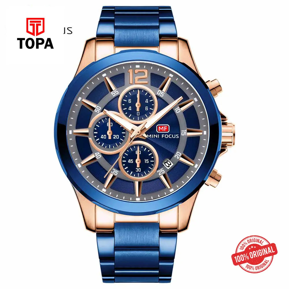Mini Focus MF0237G-01 Chronograph Men Watch - Topa