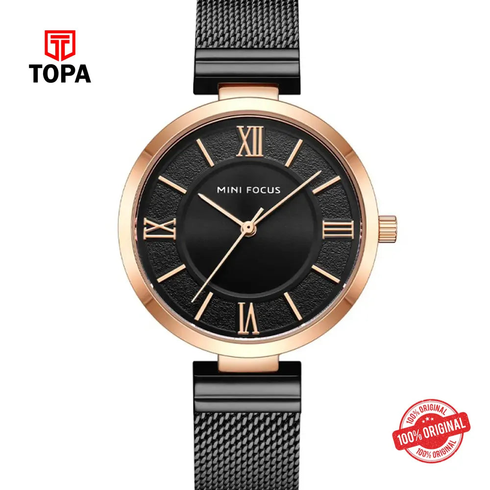 Mini Focus MF0272L-03 Mesh Band Women Watch - Topa