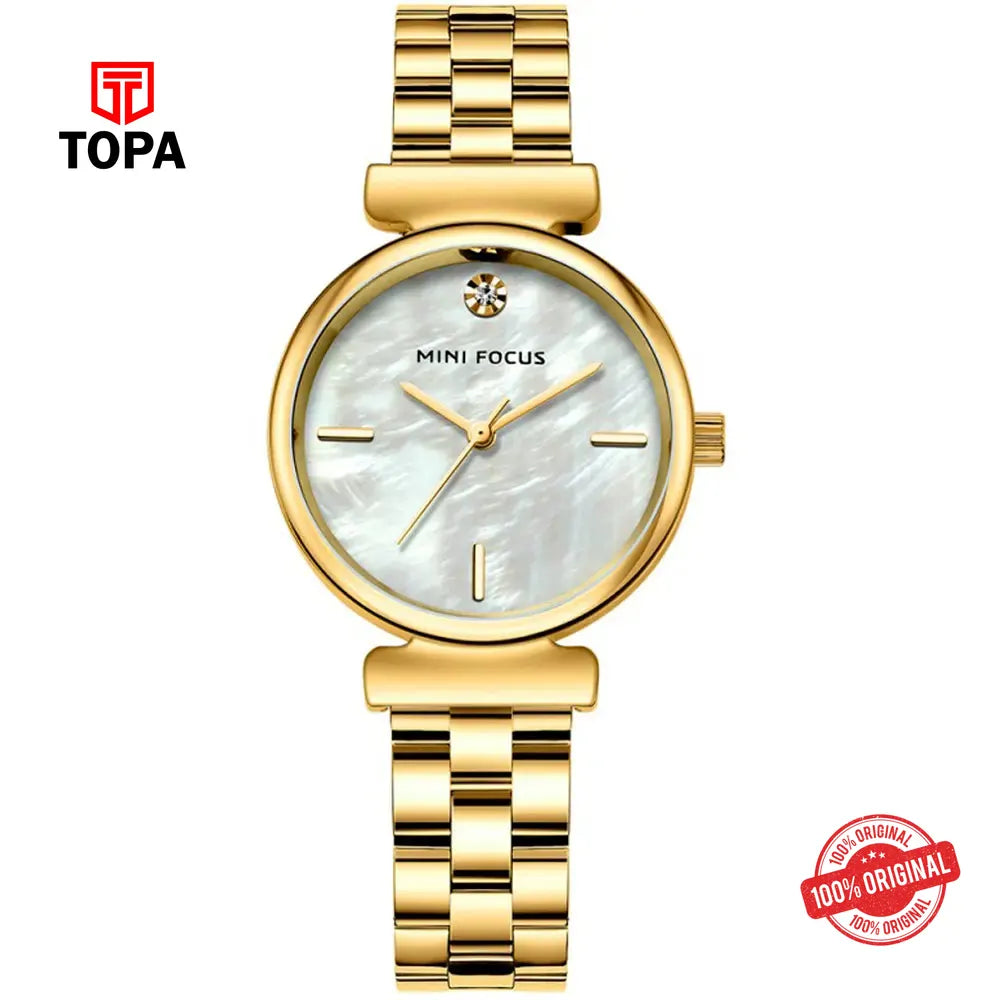 Mini Focus MF0309L-02 Metal Band Men Watch - Topa