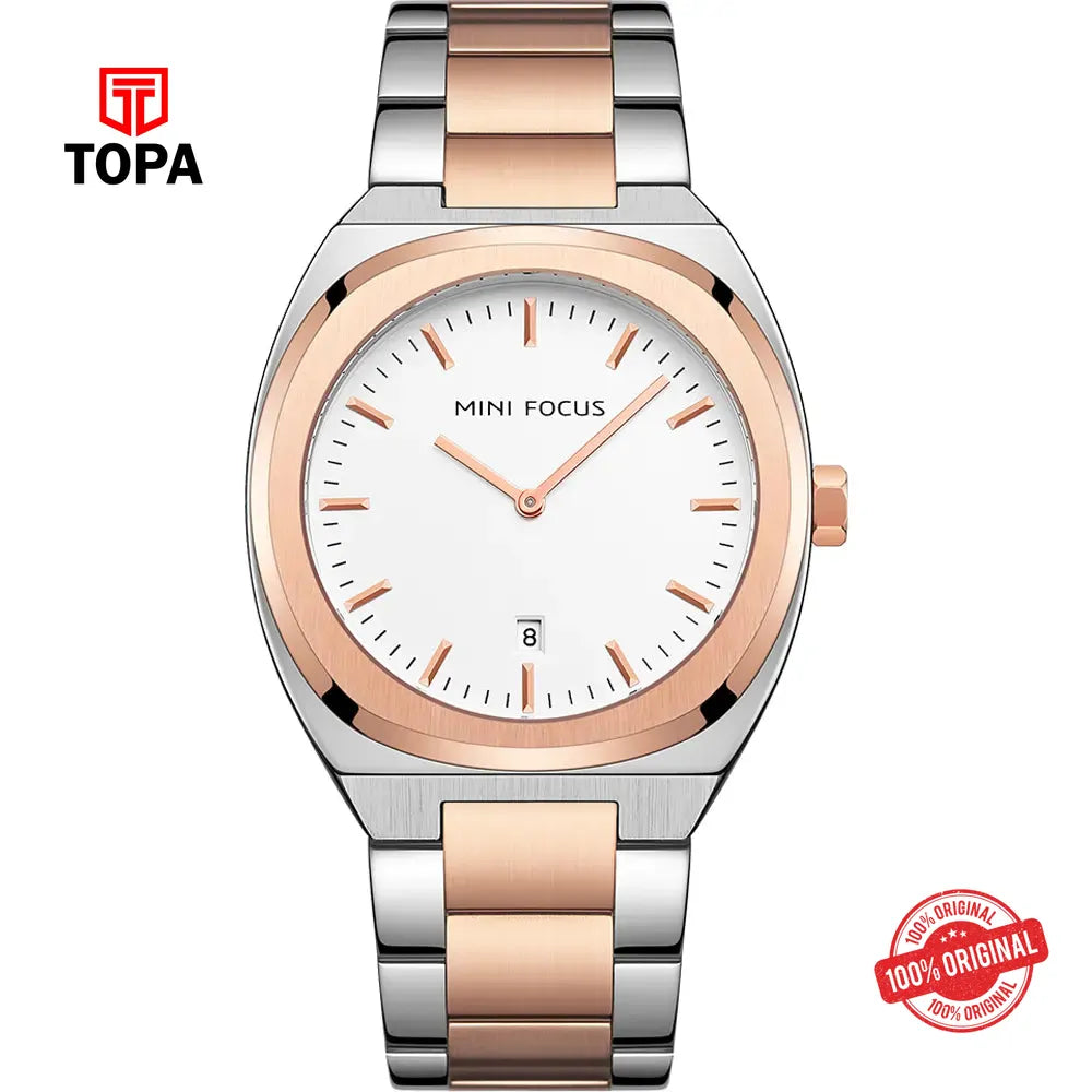 Mini Focus MF0319G-02 Metal Band Men Watch - Topa