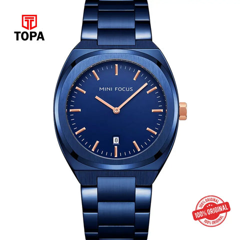 Mini Focus MF0319G-03 Metal Band Men Watch - Topa