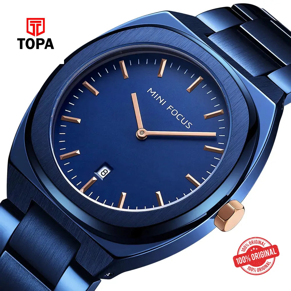 Mini Focus MF0319G-03 Metal Band Men Watch - Topa
