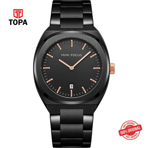 Mini Focus MF0319G-04 Metal Band Men Watch - Topa