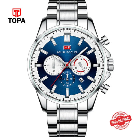 Mini Focus MF0469G-01 Metal Band Men Watch - Topa