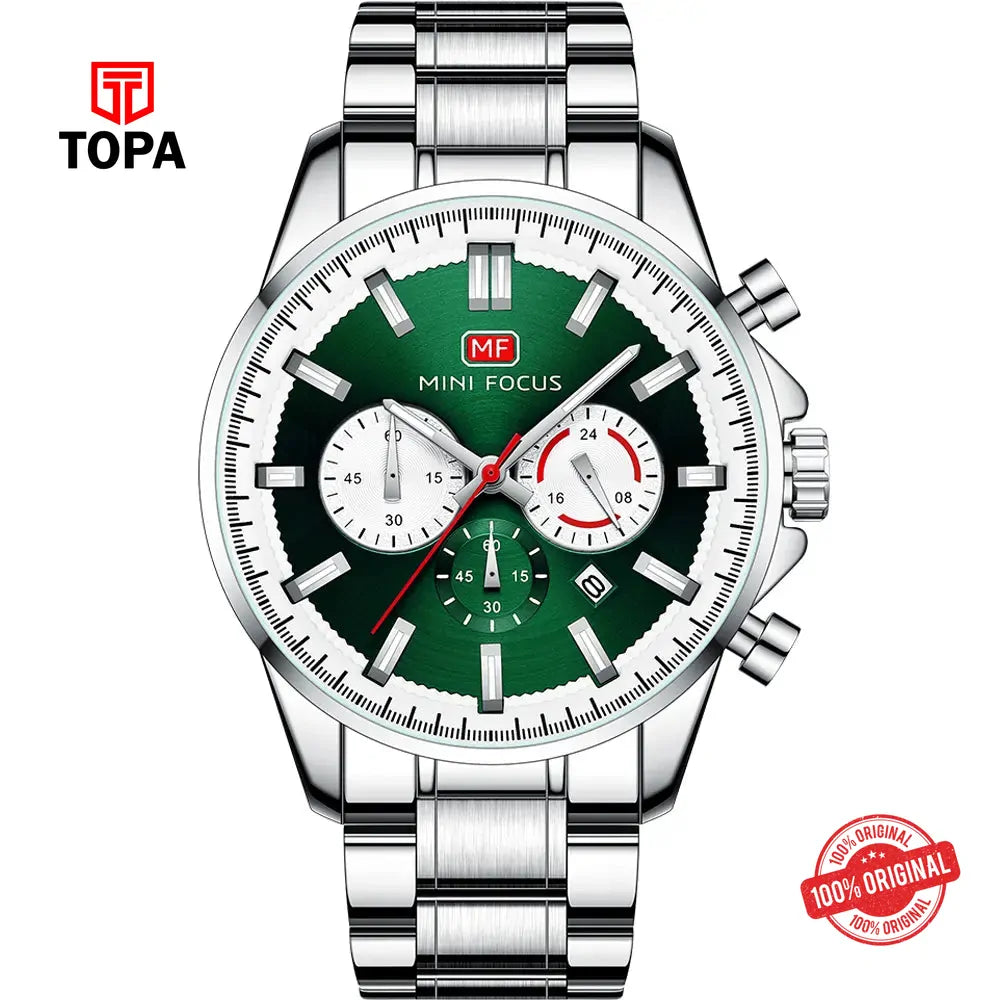 Mini Focus MF0469G-03 Metal Band Men Watch - Topa