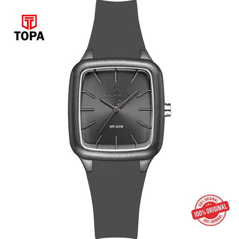 NaviForce NF5055L-GRY Rubber Band Women Watch - Topa