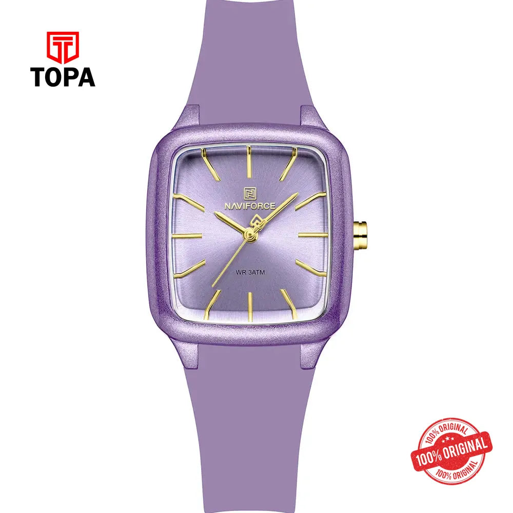 NaviForce NF5055L-PRL Rubber Band Women Watch - Topa