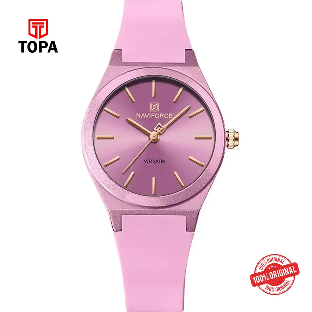 NaviForce NF5056G-PRL Rubber Band Men Watch - Topa