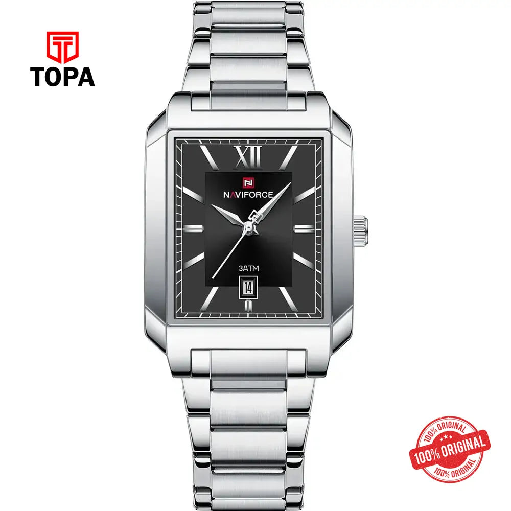 NaviForce NF9251G-CH-BLK Metal Band Men Watch - Topa
