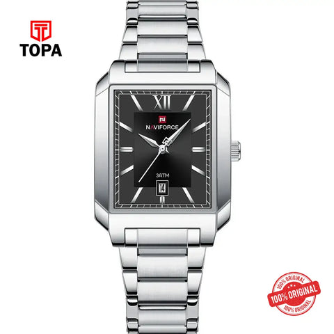 NaviForce NF9251G-CH-BLK Metal Band Men Watch - Topa