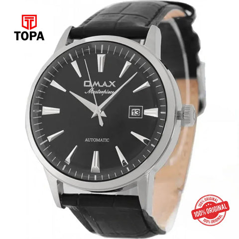 Omax OABB001LP22I Masterpiece Leather Band Men Watch - Topa