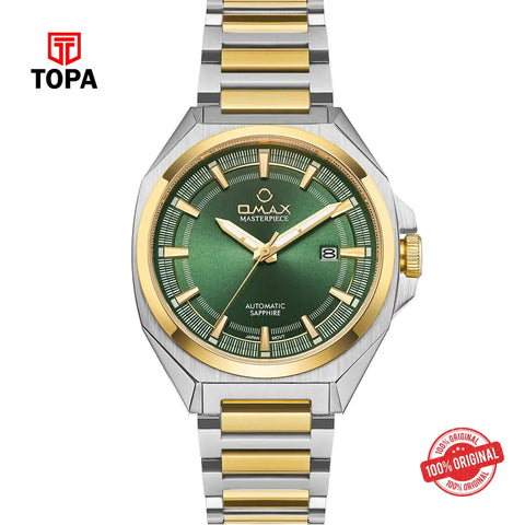 Omax OACZ002T9TI Masterpiece Metal Band Men Watch - Topa