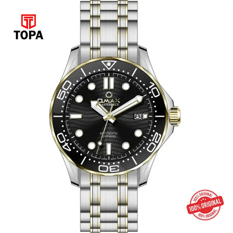 Omax OAOM003T2TI Masterpiece Metal Band Men Watch - Topa