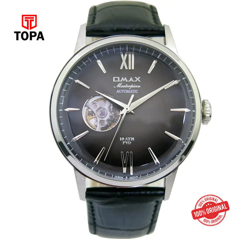 Omax OAOR001BP22I Masterpiece Leather Band Men Watch - Topa