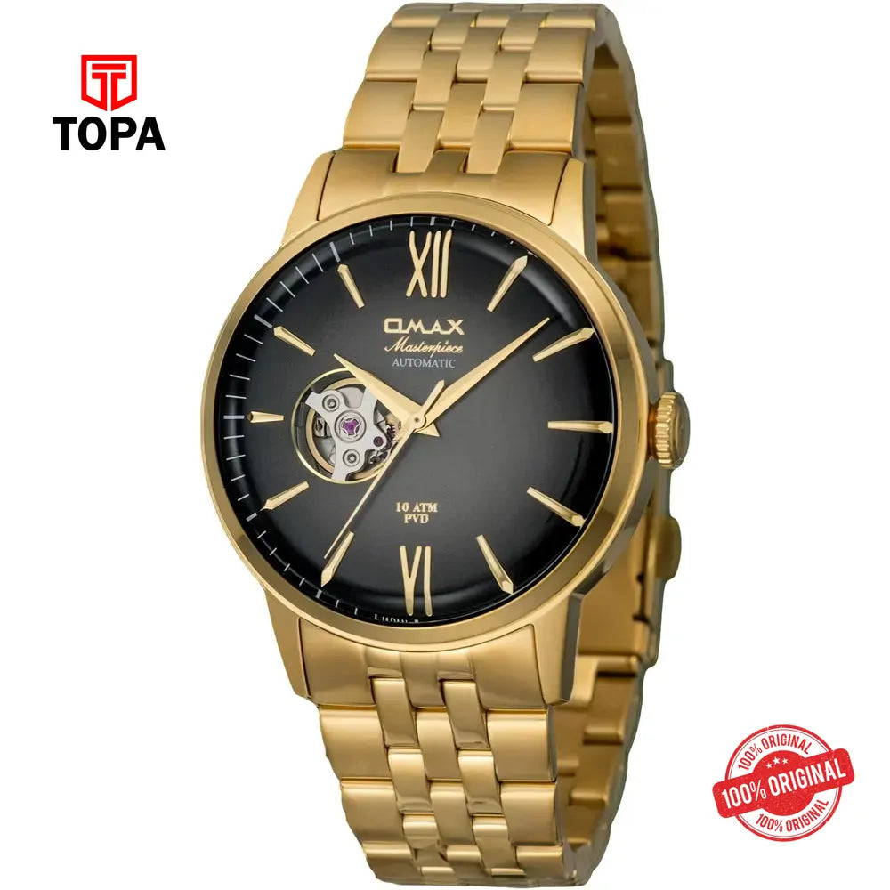 Omax OAOR001G21I Masterpiece Metal Band Men Watch - Topa