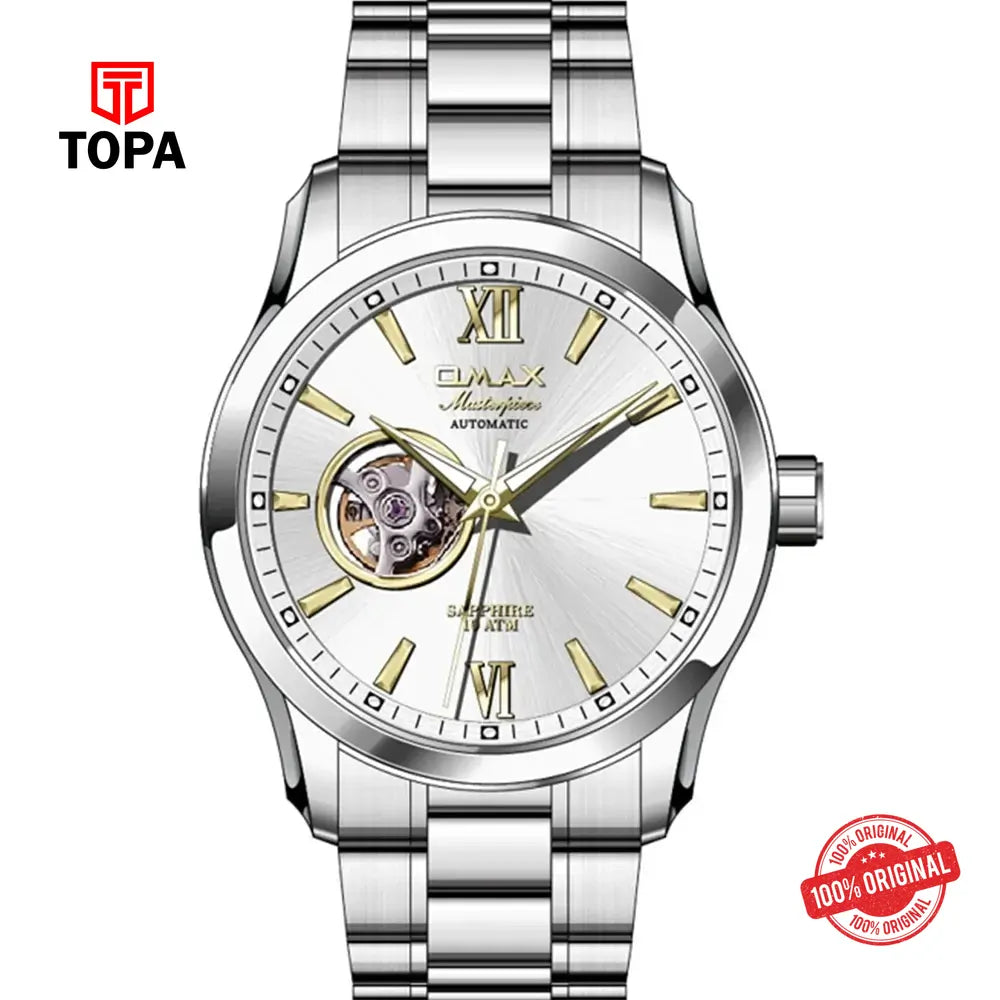 Omax OAOR008P66Y Masterpiece Metal Band Men Watch - Topa