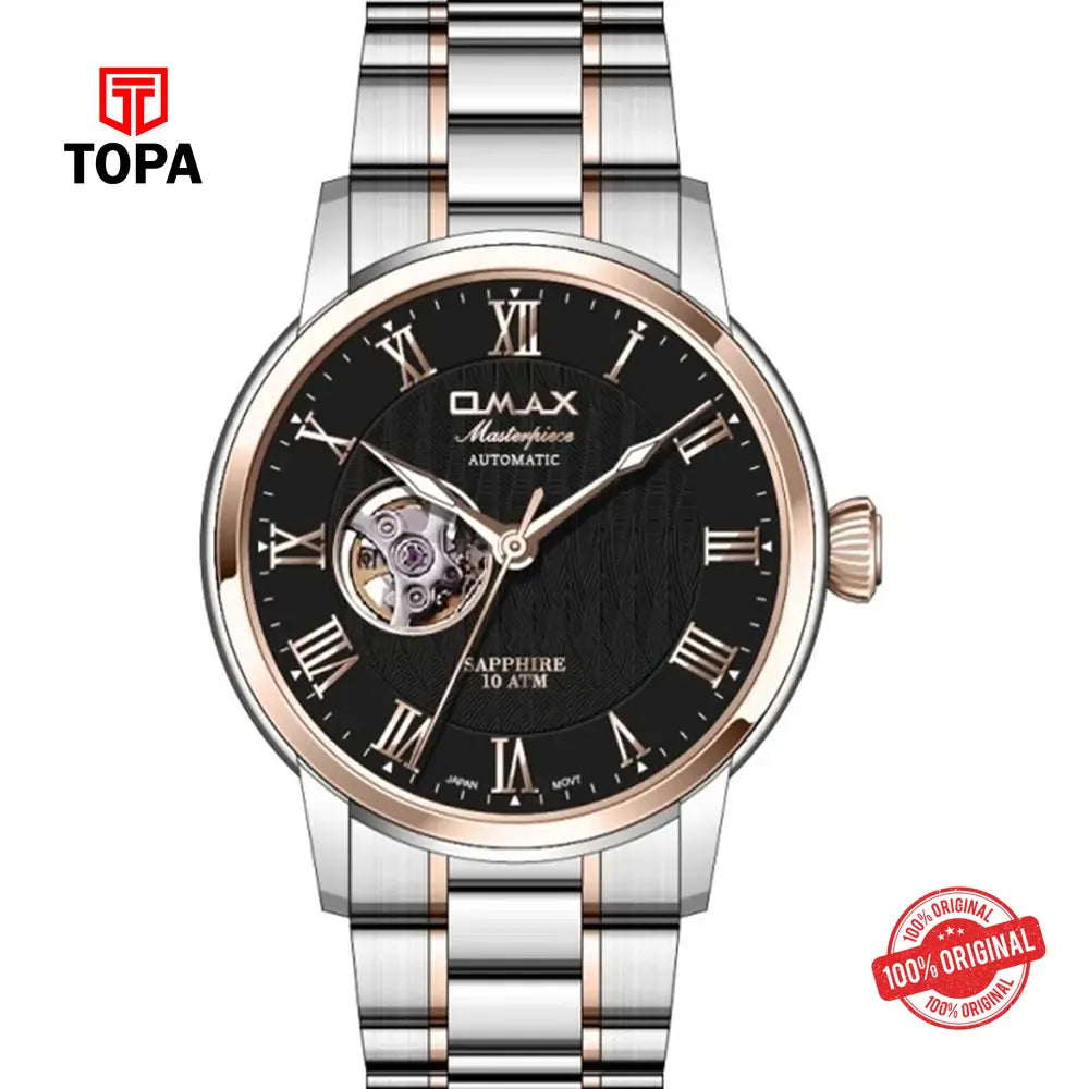 Omax OAOR009C2CI MasterPiece Metal Band Men Watch - Topa