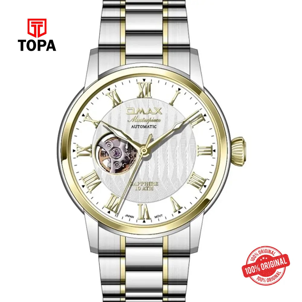 Omax OAOR009T6TI MasterPiece Metal Band Men Watch - Topa