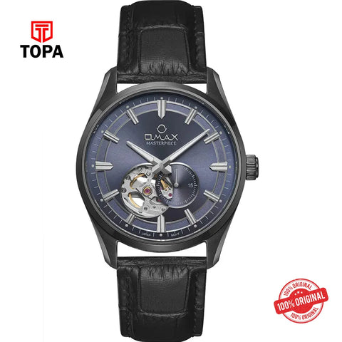 Omax OAOR035BMI2I Masterpiece Leather Band Men Watch - Topa