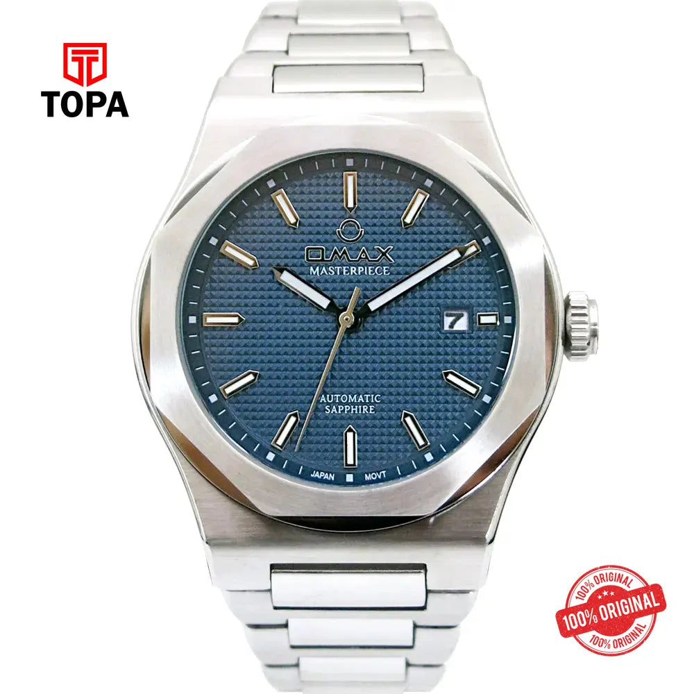 Omax OSA045P46S Masterpiece Metal Band Men Watch - Topa
