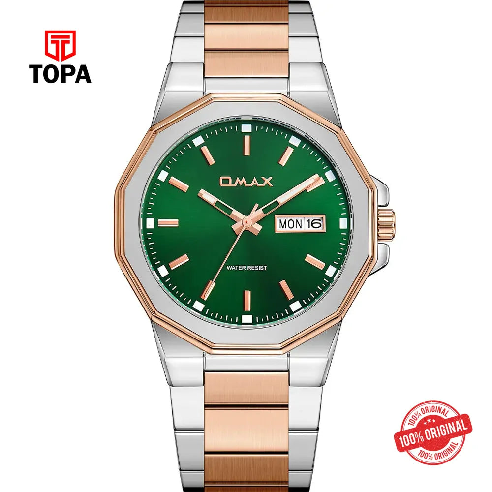 Omax SQ-AT003CDSI Metal Band Men Watch - Topa