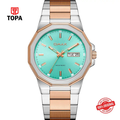 Omax SQ-AT003CTSI Metal Band Men Watch - Topa