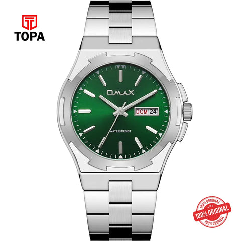 Omax SQ-AT005PD3I Metal Band Men Watch - Topa