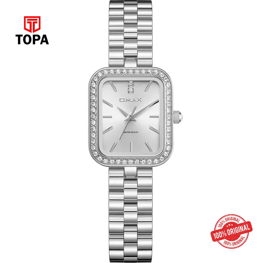 Omax SQ-CS004P33I Metal Band Women Watch - Topa