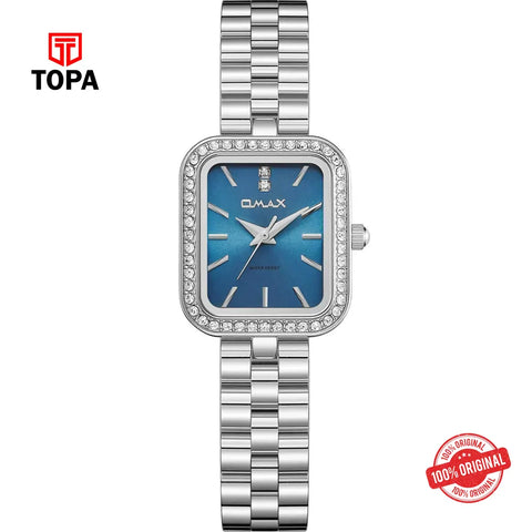 Omax SQ-CS004P43I Metal Band Women Watch - Topa