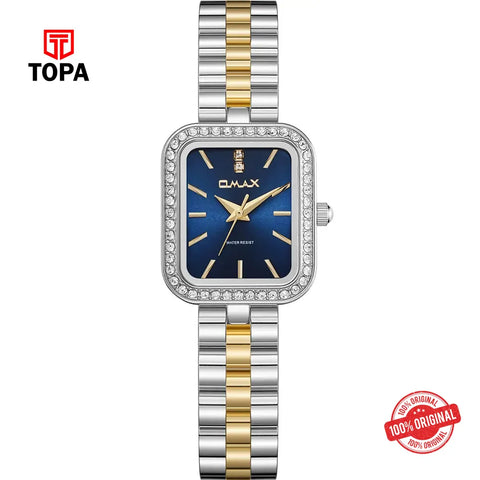 Omax SQ-CS004PJII Metal Band Women Watch - Topa