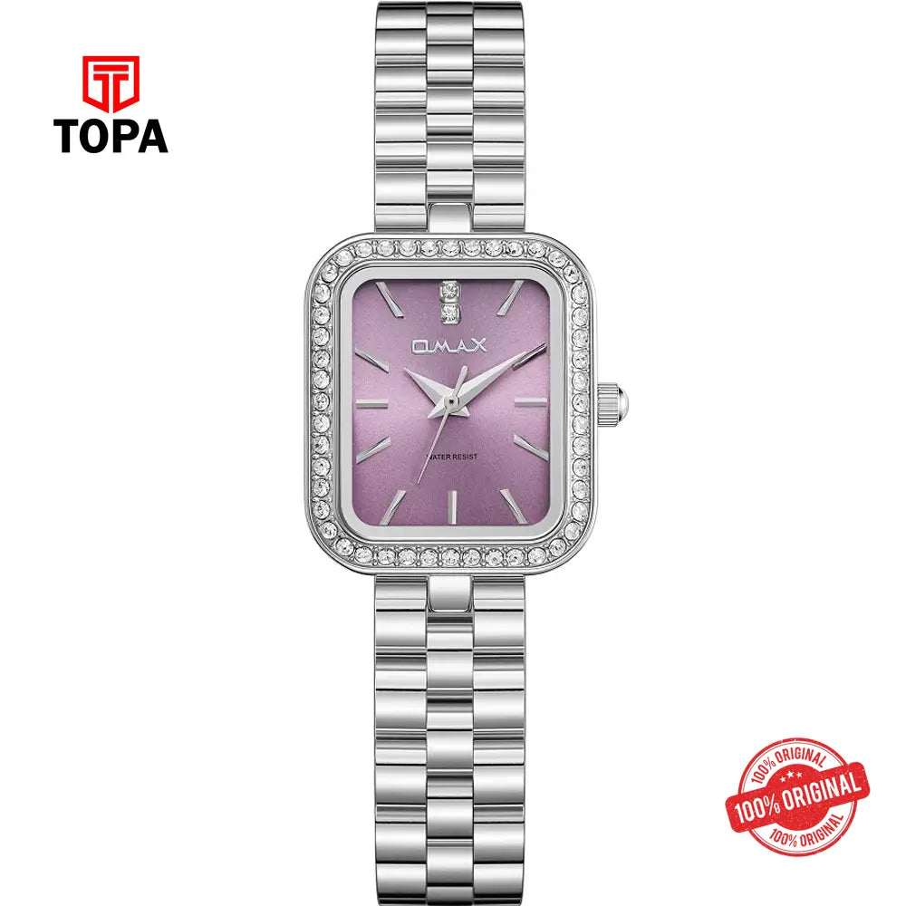 Omax SQ-CS004PL3I Metal Band Women Watch - Topa