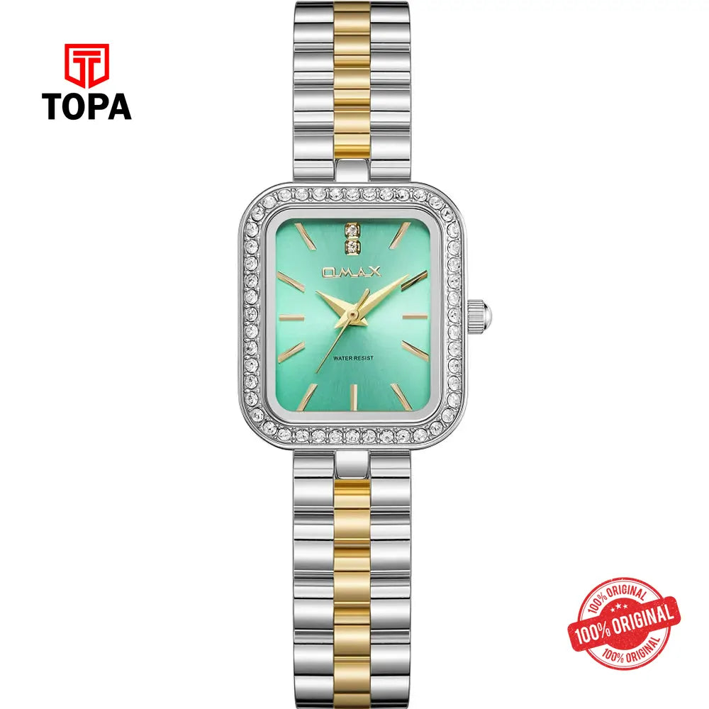 Omax SQ-CS004PTII Metal Band Women Watch - Topa