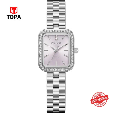 Omax SQ-CS004PU3I Metal Band Women Watch - Topa