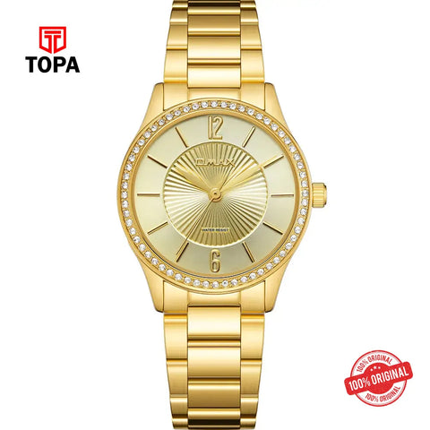 Omax SQ-CS006G11I Metal Band Women Watch - Topa