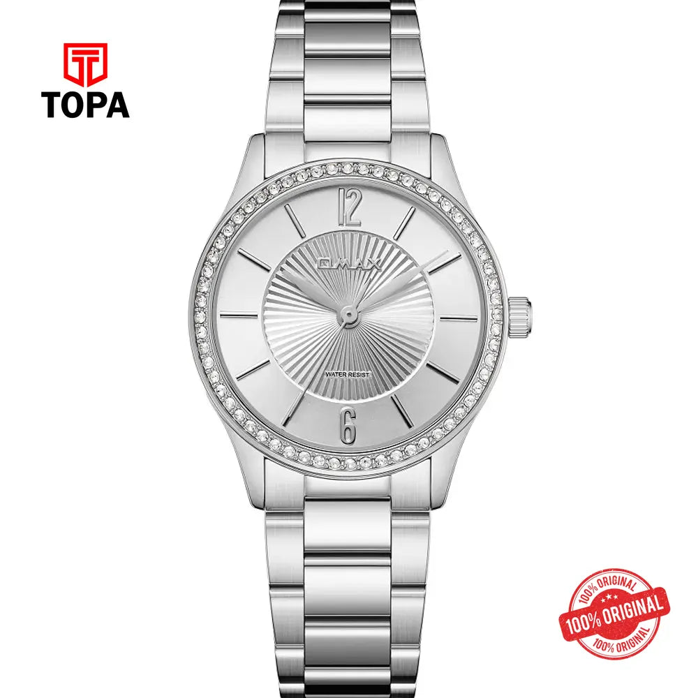 Omax SQ-CS006P33I Metal Band Women Watch - Topa