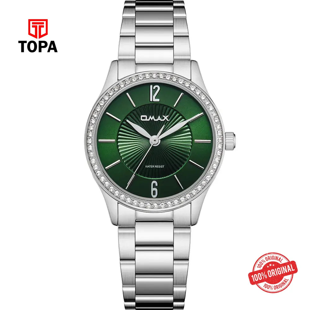Omax SQ-CS006PD3I Metal Band Women Watch - Topa