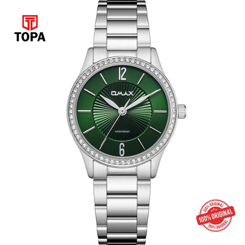 Omax SQ-CS006PD3I Metal Band Women Watch - Topa