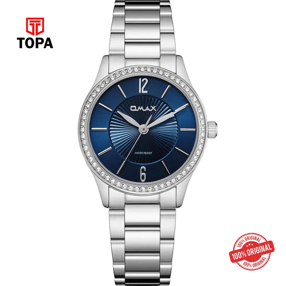 Omax SQ-CS006PN3I Metal Band Women Watch - Topa