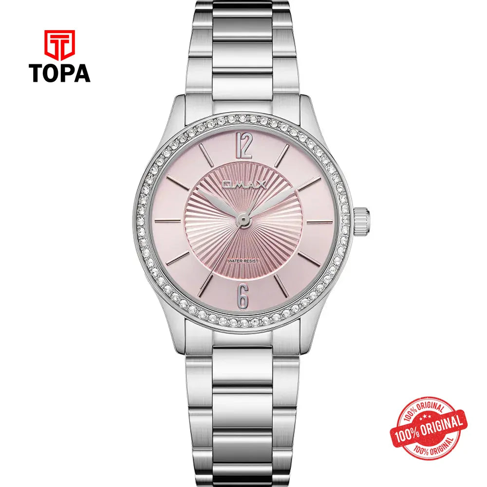 Omax SQ-CS006PU3I Metal Band Women Watch - Topa