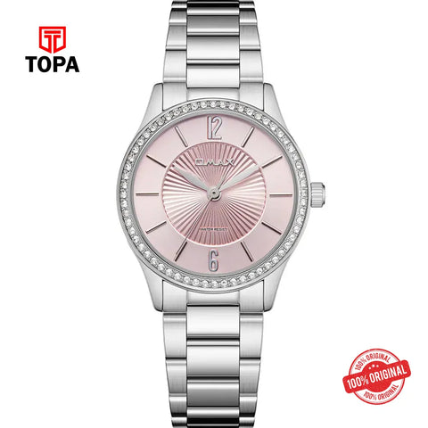 Omax SQ-CS006PU3I Metal Band Women Watch - Topa