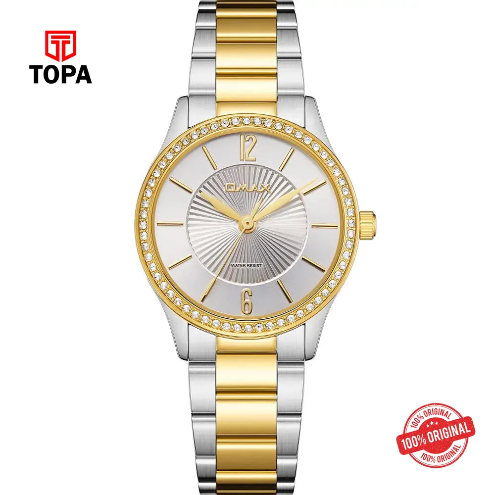 Omax SQ-CS006T3II Metal Band Women Watch - Topa