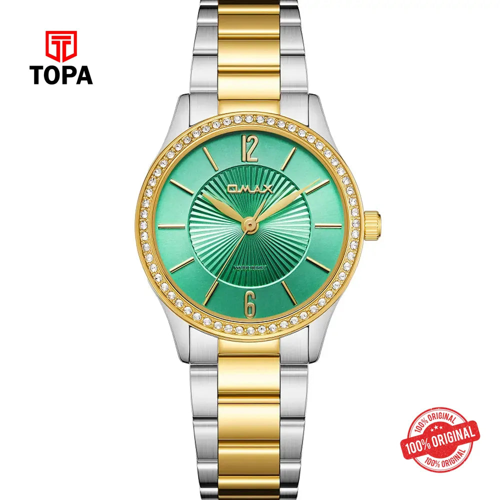 Omax SQ-CS006TTII Metal Band Women Watch - Topa