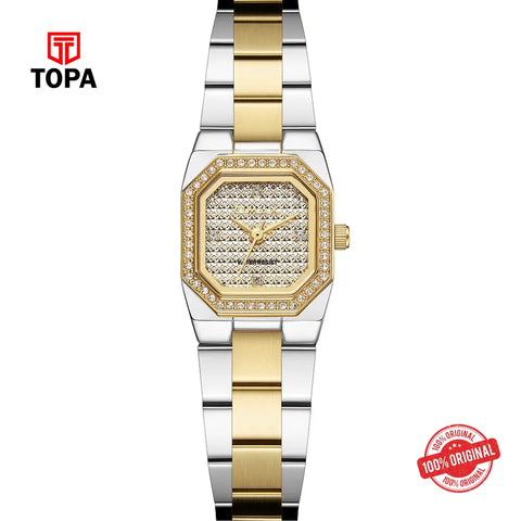 Omax SQ-CS010T3IS3 Metal Band Women Watch - Topa