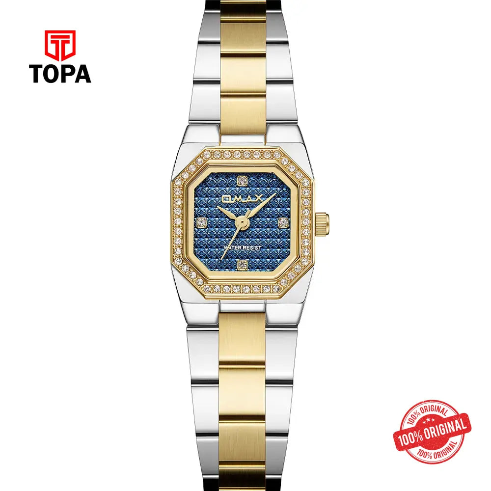 Omax SQ-CS010TJIS3 Metal Band Women Watch - Topa