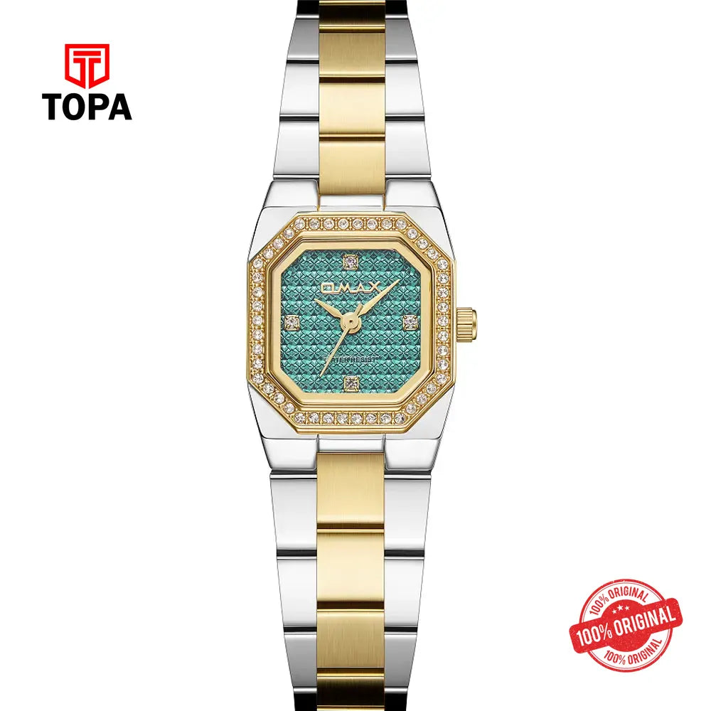 Omax SQ-CS010TTIS3 Metal Band Women Watch - Topa