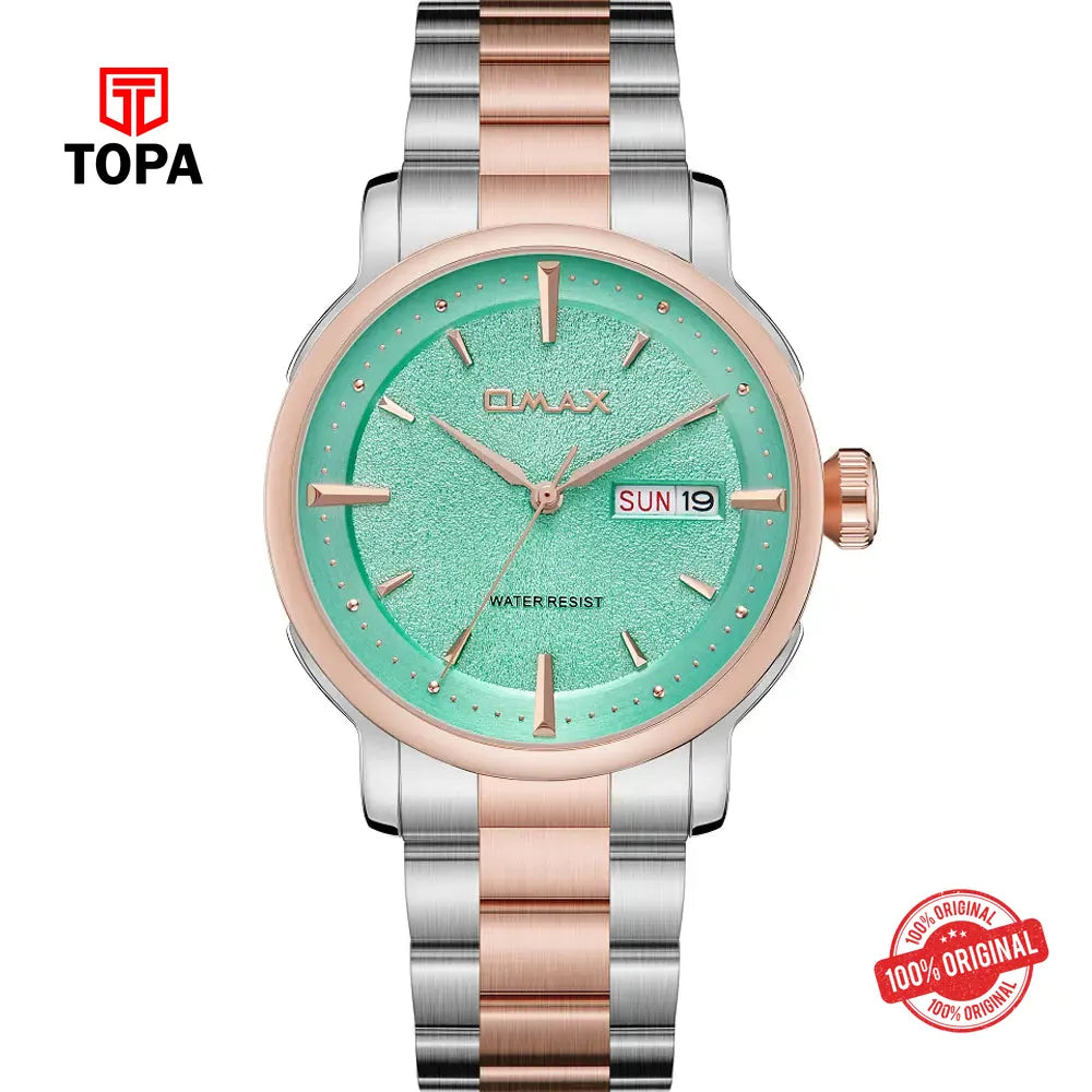 Omax SQ-DT001CTSI Metal Band Men Watch - Topa